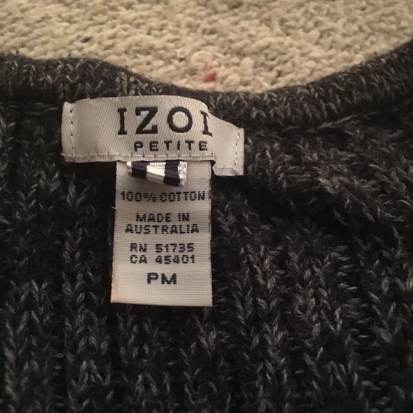 ❤️HP❤️ EUC Heather Gray Izod Sweater - Picture 5 of 7